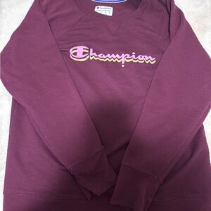 Champion Burgundy Athletic Sweatshirt